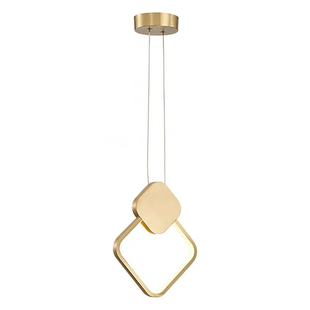 Luminária Pendente Dallim 8w 3000k - Dourado