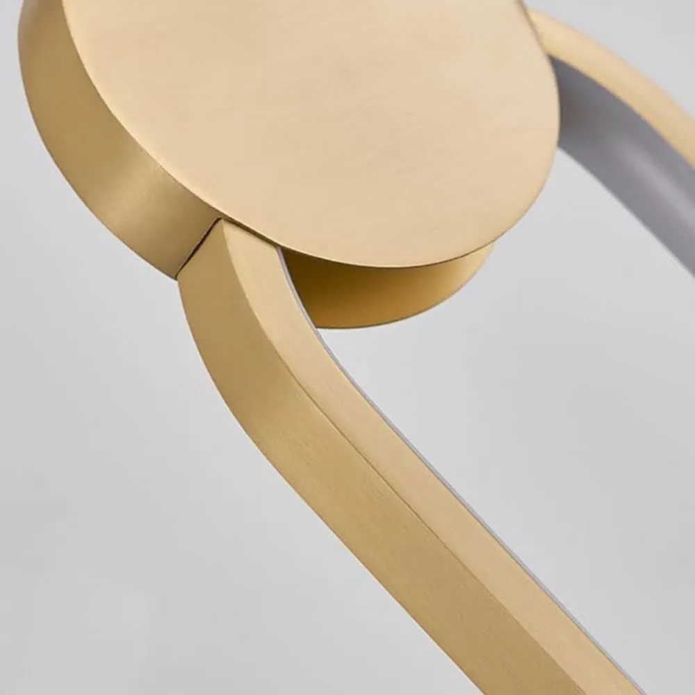 Luminária Pendente Dabih 10w 3000k - Dourado - Imagem 2