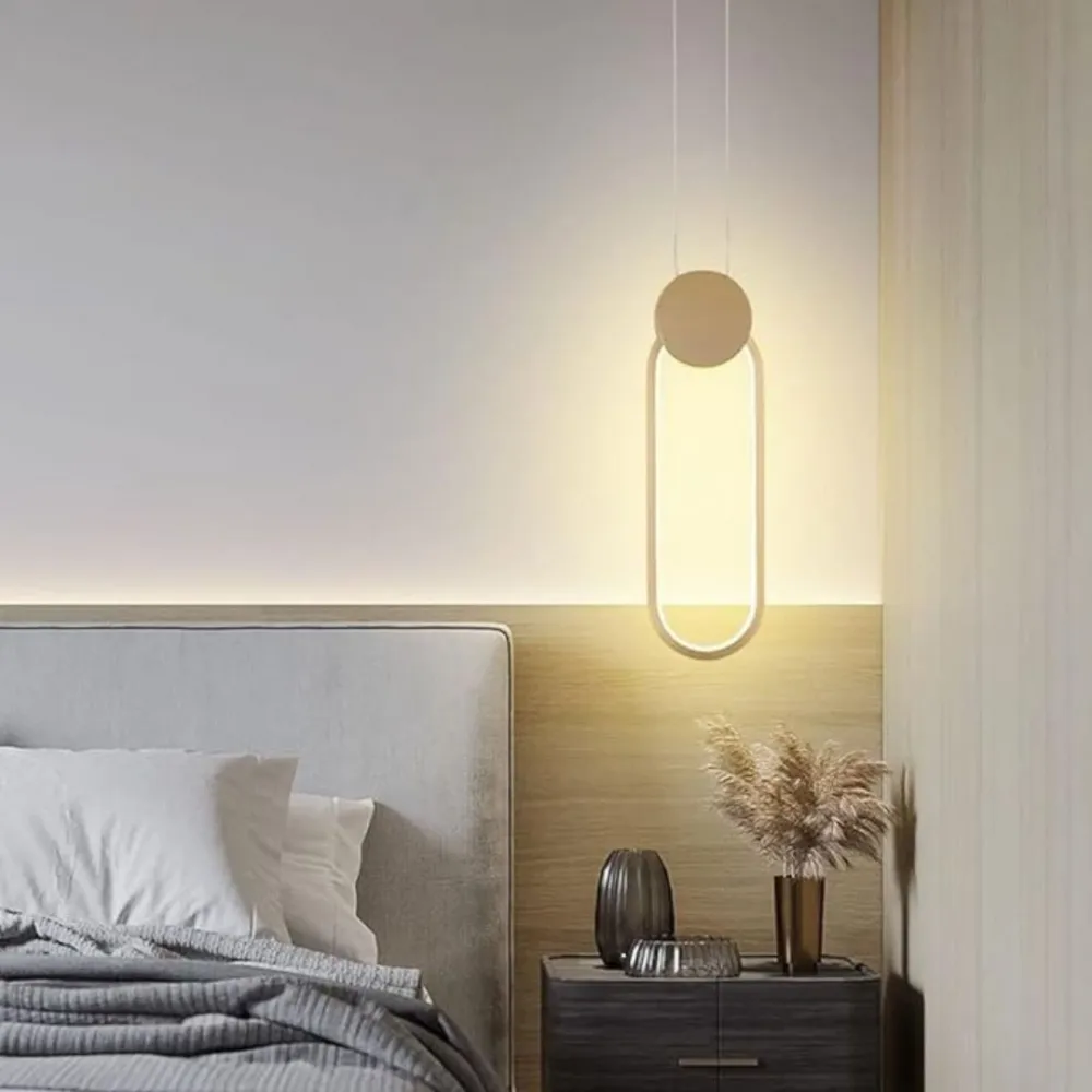 Luminária Pendente Dabih 10w 3000k - Dourado - Imagem 4