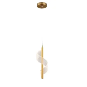 Luminária Pendente Hamal 3w 3000k - Dourado