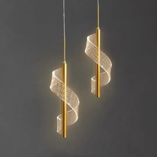 Luminária Pendente Hamal 3w 3000k - Dourado - Imagem 4