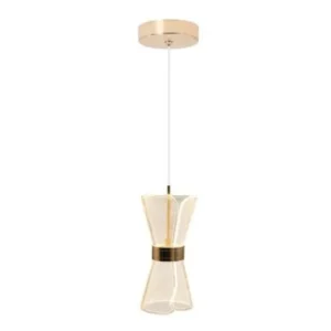 Luminária Pendente Heze 8w 3000k - Bronze Brilho