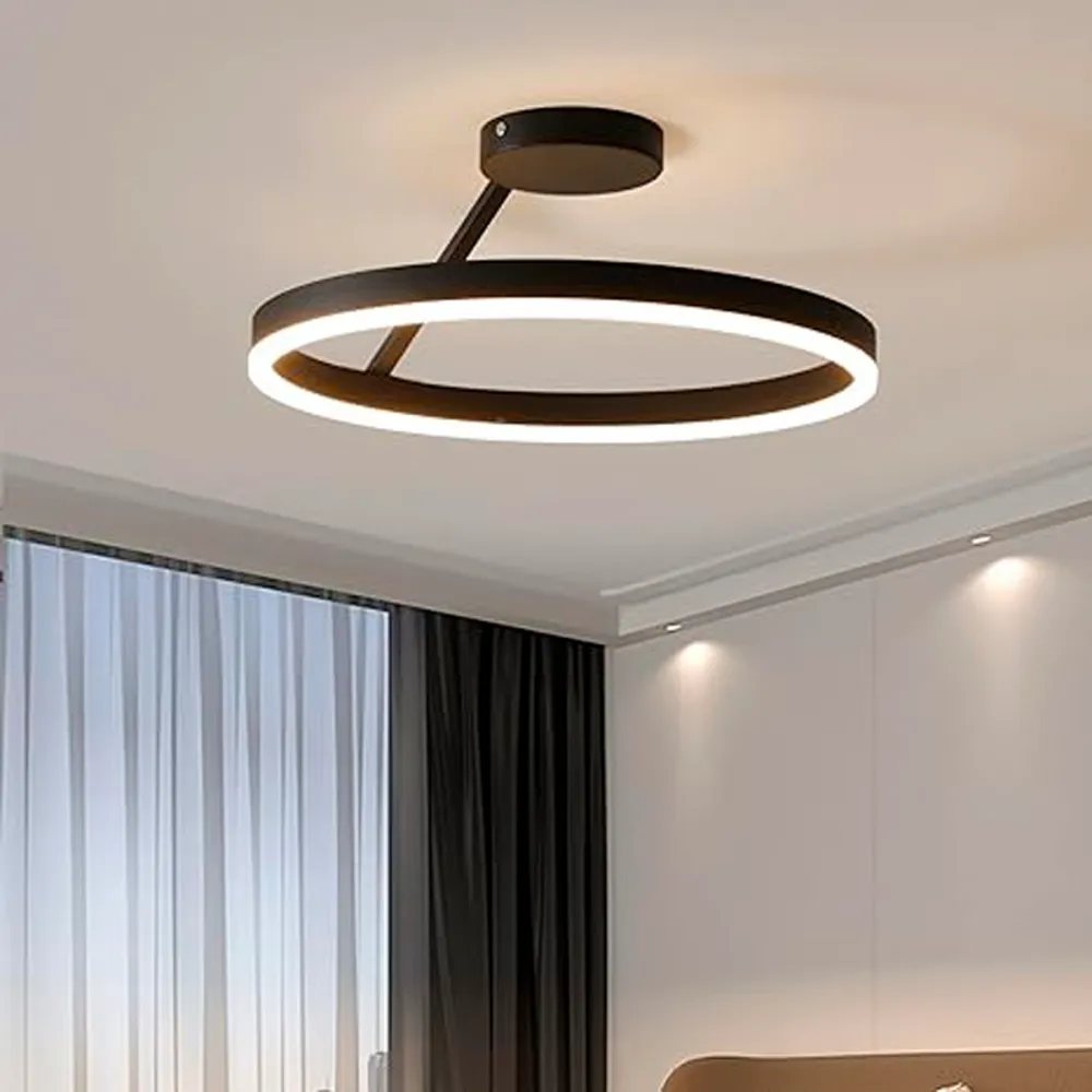 Luminária Plafon Bharani 22w 3000k - Preto - Imagem 3