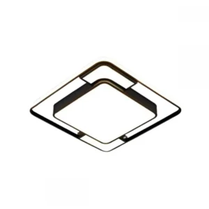 Luminária Plafon Sargas 50w 3000k - Preto