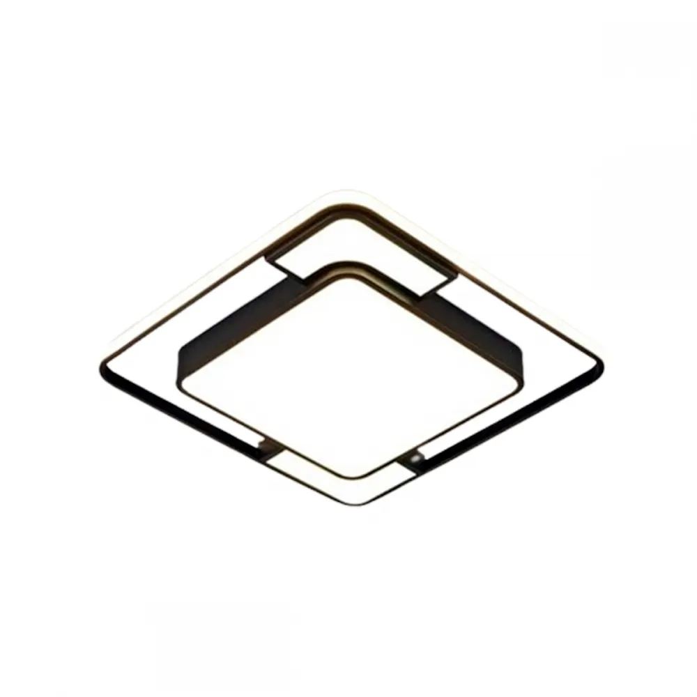 Luminária Plafon Sargas 50w 3000k - Preto