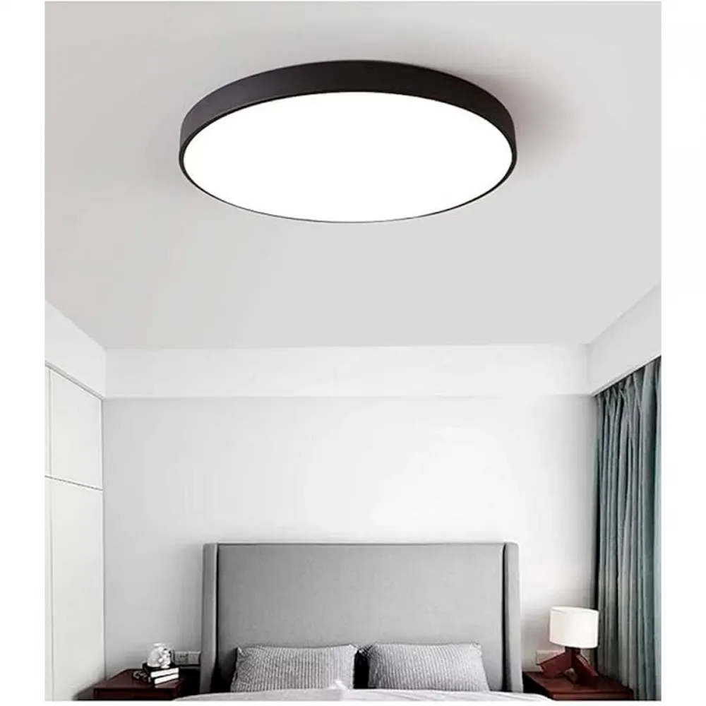 Luminária Plafon Syrma 40w 3000k - Preto - Imagem 2