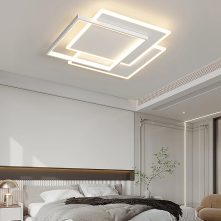 Luminária Plafon Botein 36w 3000k - Branco e Preto - Imagem 2