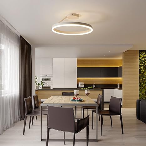 Luminária Plafon Bharani 22w 3000k - Dourado - Imagem 4