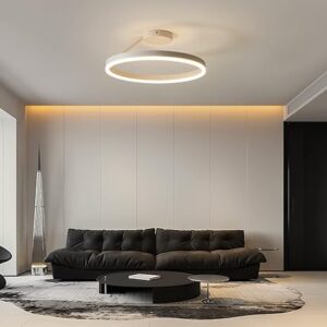 Luminária Plafon Bharani 22w 3000k - Dourado