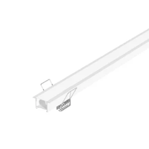 PERFIL LINEAR DE EMBUTIR 25mm x 14mm BRANCO FOSCO